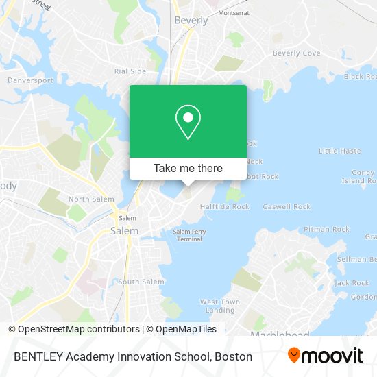 BENTLEY Academy Innovation School map
