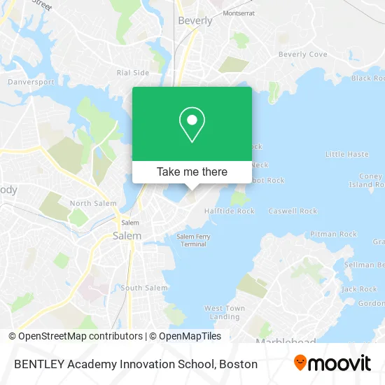 BENTLEY Academy Innovation School map