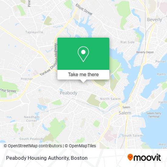 Peabody Housing Authority map