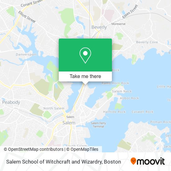 Mapa de Salem School of Witchcraft and Wizardry