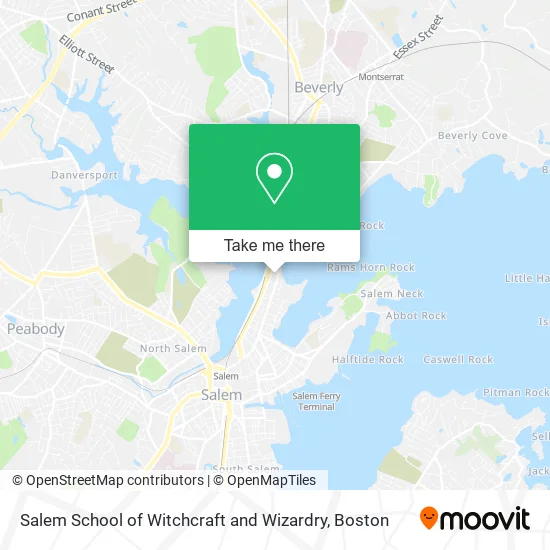 Mapa de Salem School of Witchcraft and Wizardry
