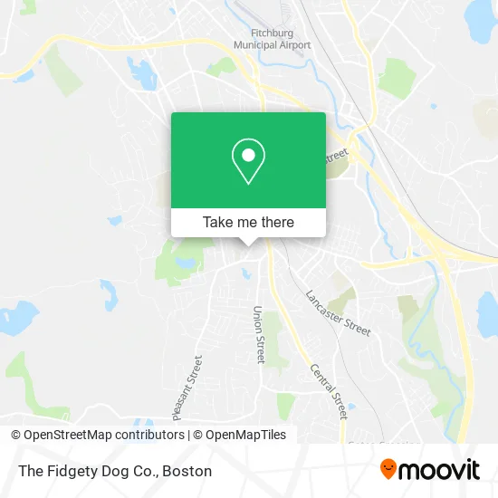 The Fidgety Dog Co. map