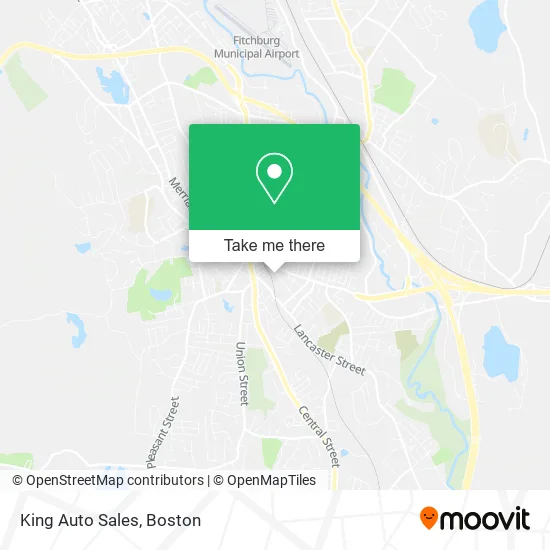 King Auto Sales map
