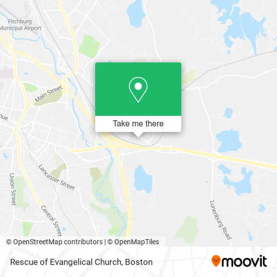 Rescue of Evangelical Church map