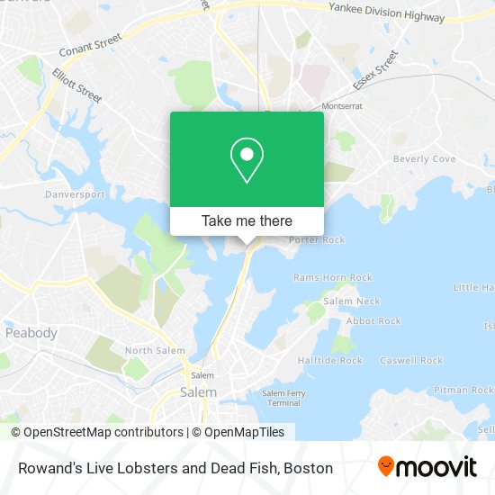 Mapa de Rowand's Live Lobsters and Dead Fish