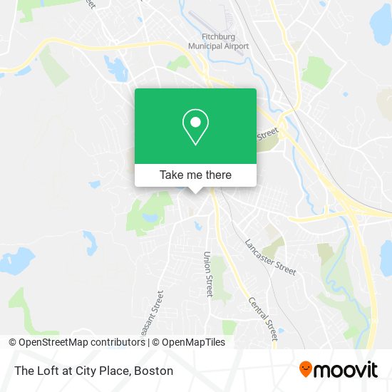 The Loft at City Place map