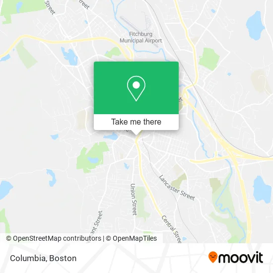 Mapa de Columbia