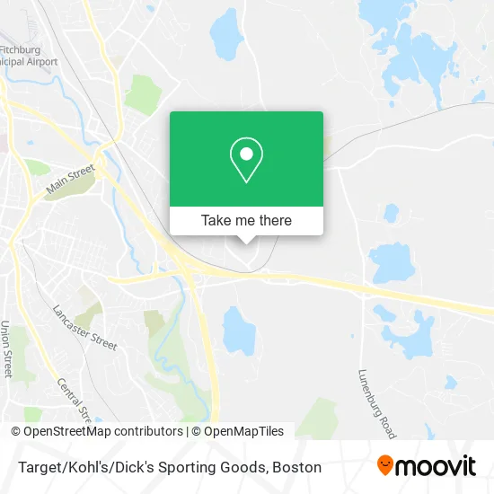 Mapa de Target / Kohl's / Dick's Sporting Goods