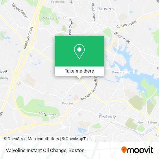 Valvoline Instant Oil Change map