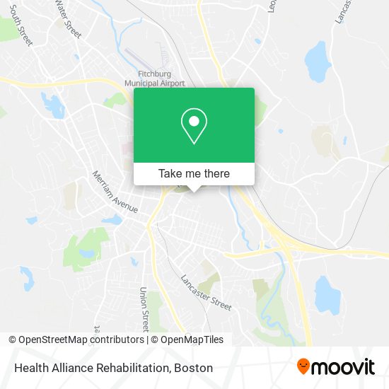 Health Alliance Rehabilitation map