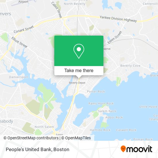 People's United Bank map