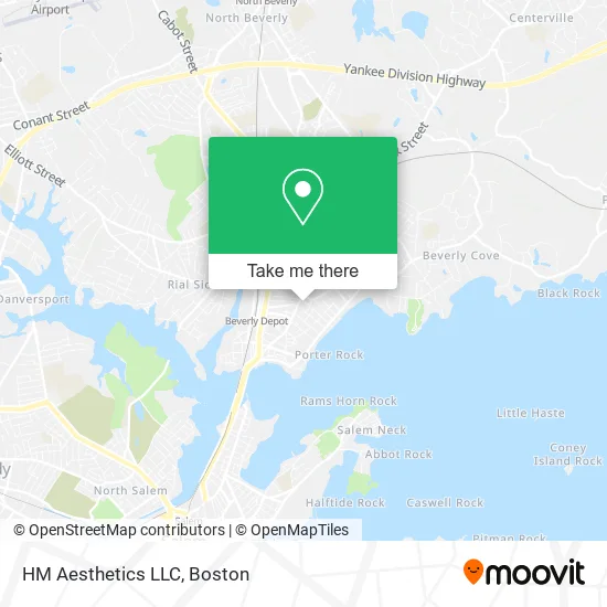 HM Aesthetics LLC map