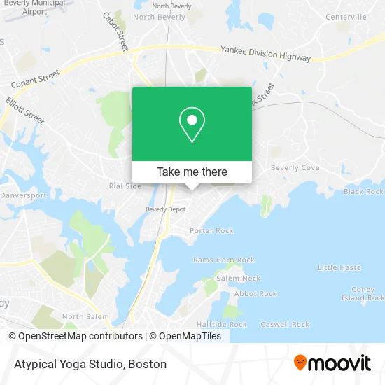 Atypical Yoga Studio map