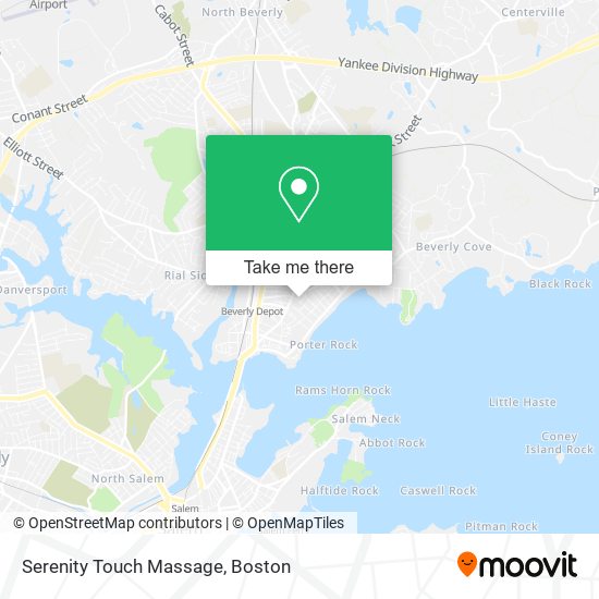 Serenity Touch Massage map