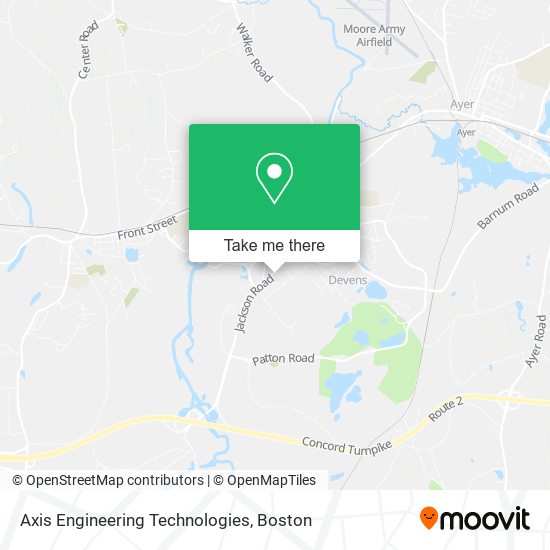 Axis Engineering Technologies map