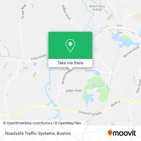 Mapa de Roadsafe Traffic Systems