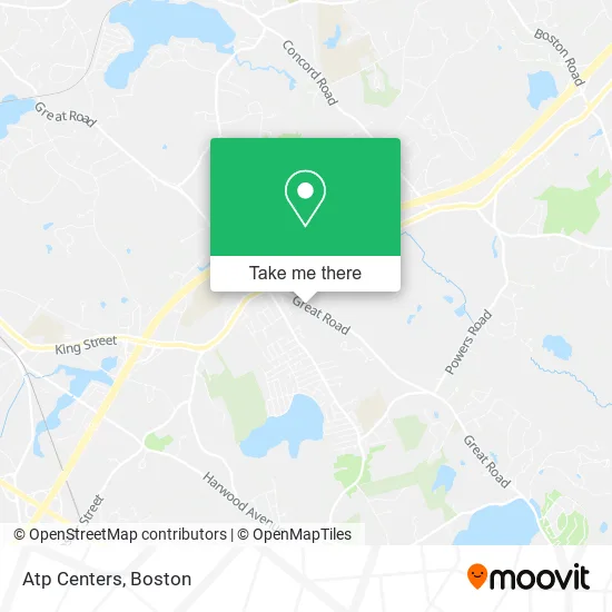 Atp Centers map