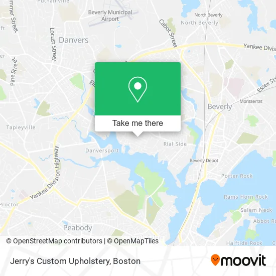 Jerry's Custom Upholstery map