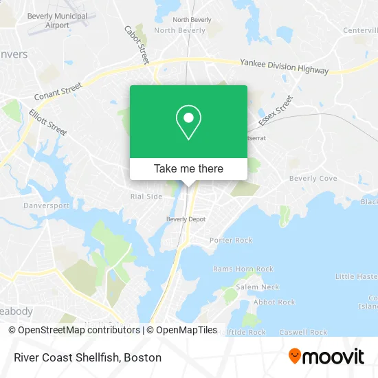 Mapa de River Coast Shellfish