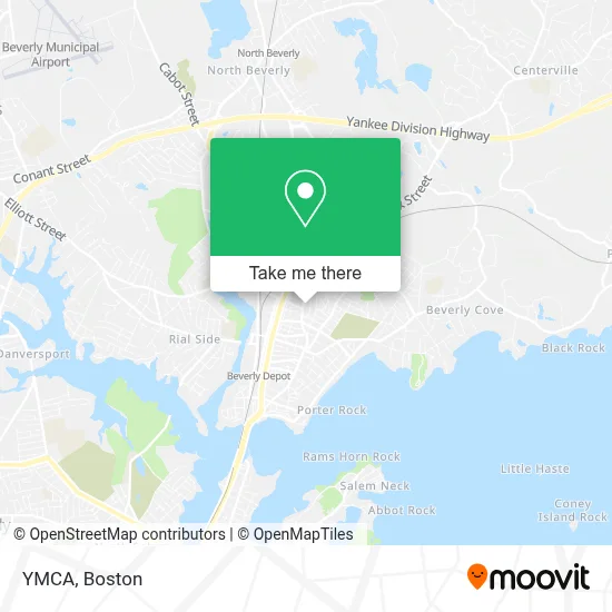 YMCA map