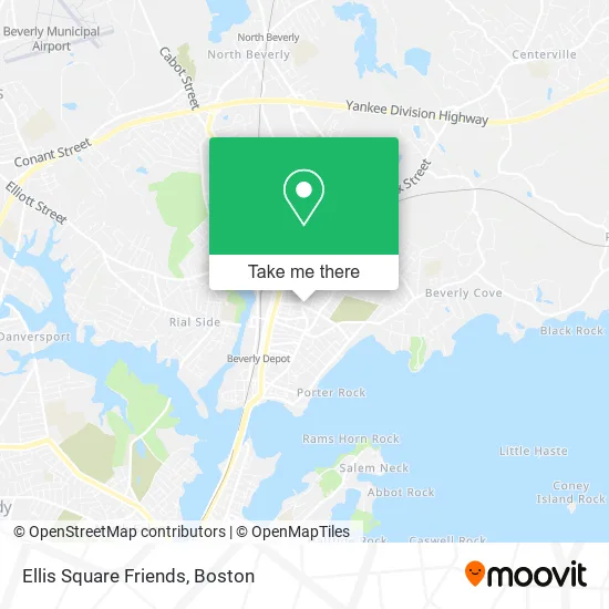 Mapa de Ellis Square Friends