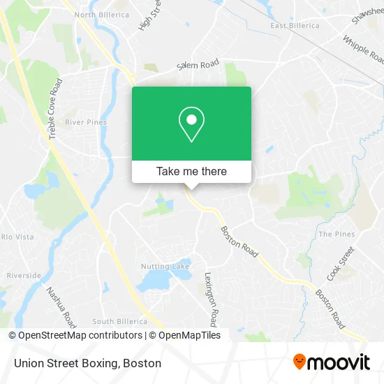 Union Street Boxing map