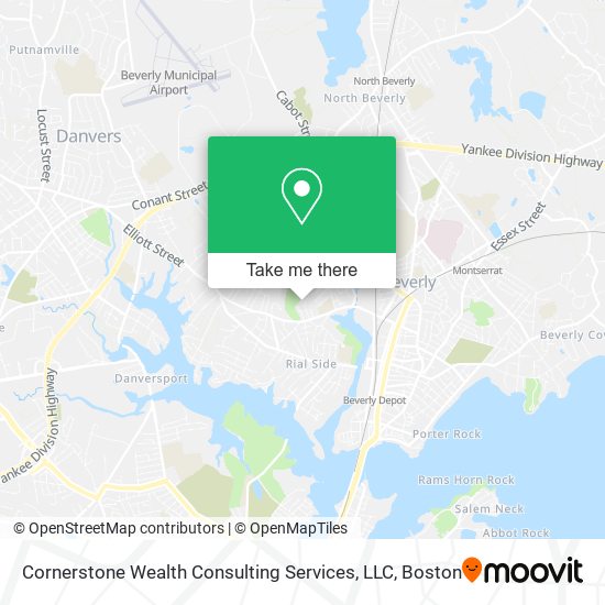 Mapa de Cornerstone Wealth Consulting Services, LLC