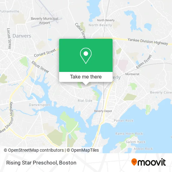 Rising Star Preschool map