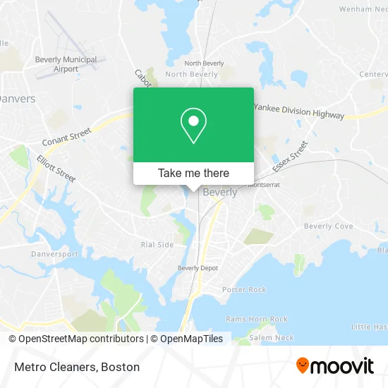 Metro Cleaners map
