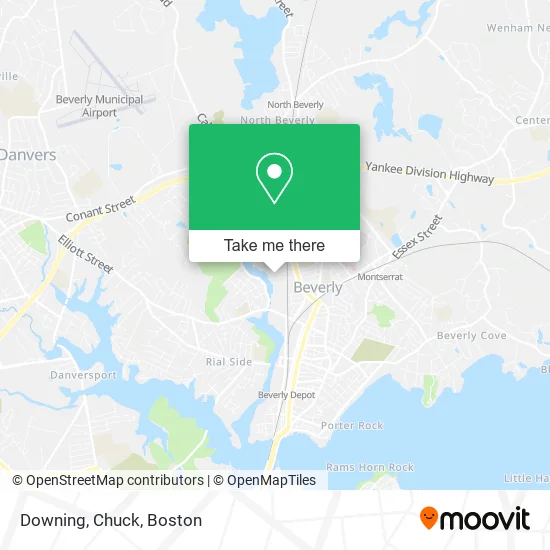 Downing, Chuck map
