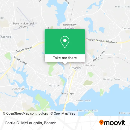 Corrie G. McLaughlin map