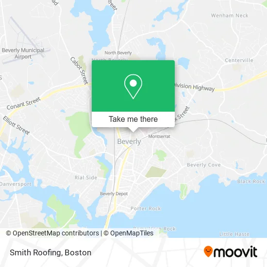 Smith Roofing map