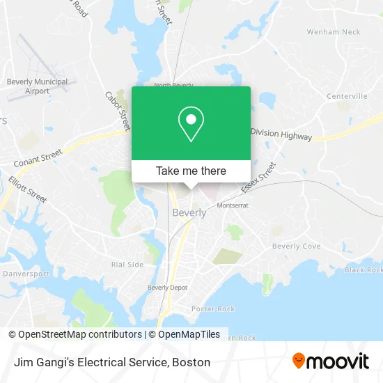 Jim Gangi's Electrical Service map