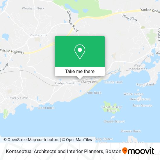 Mapa de Kontseptual Architects and Interior Planners