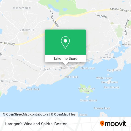 Mapa de Harrigan's Wine and Spirits