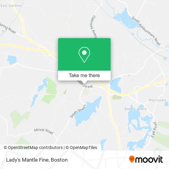 Lady's Mantle Fine map