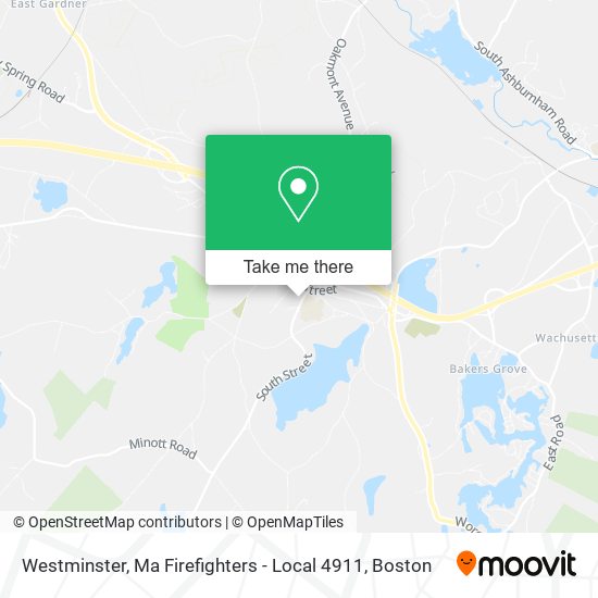 Westminster, Ma Firefighters - Local 4911 map