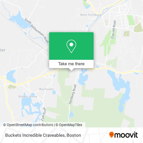 Buckets Incredible Craveables map