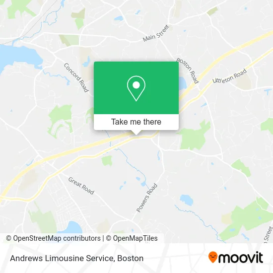 Andrews Limousine Service map