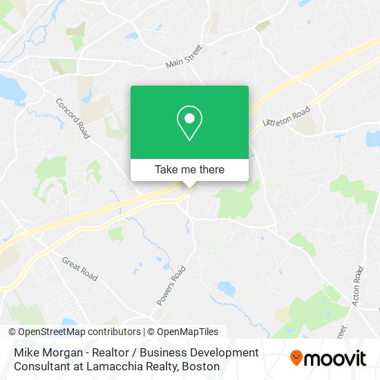 Mapa de Mike Morgan - Realtor / Business Development Consultant at Lamacchia Realty