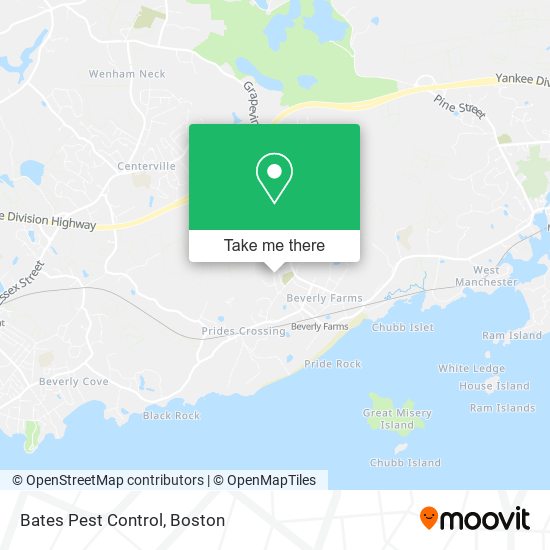 Bates Pest Control map