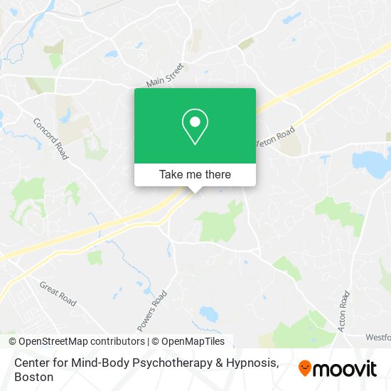 Center for Mind-Body Psychotherapy & Hypnosis map