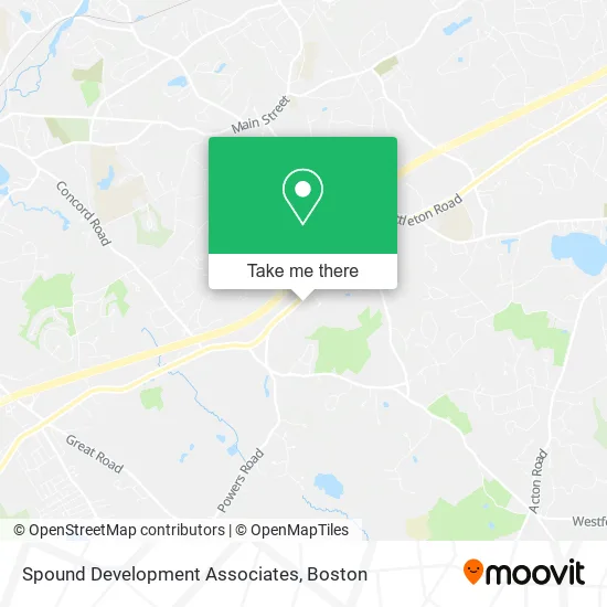 Spound Development Associates map