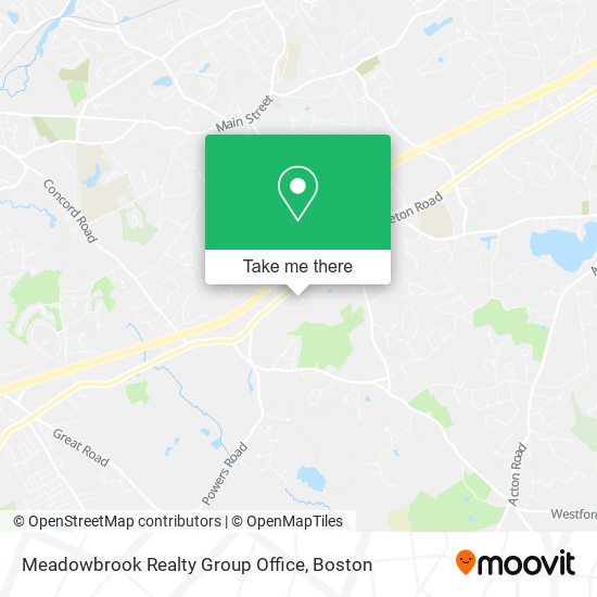Mapa de Meadowbrook Realty Group Office