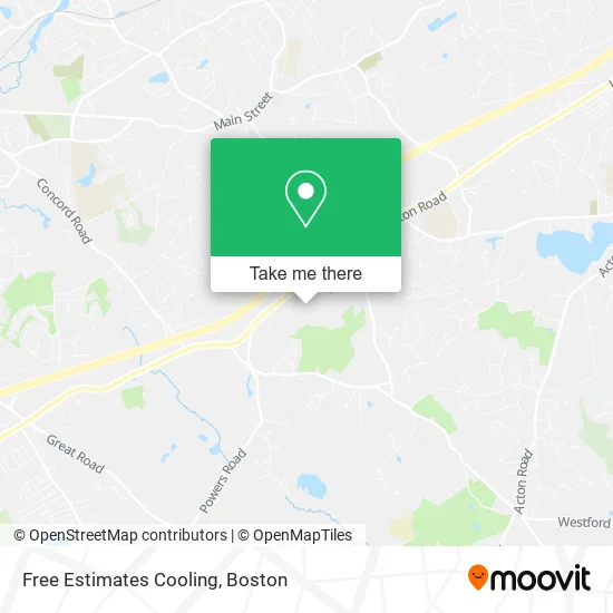 Free Estimates Cooling map