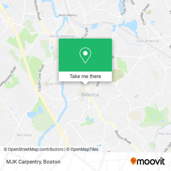 Mapa de MJK Carpentry