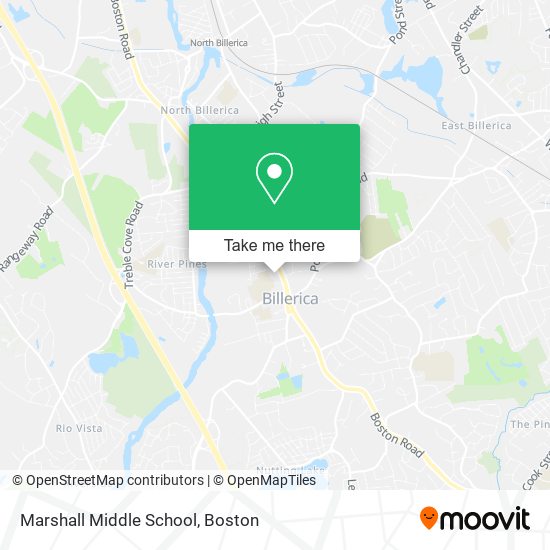 Marshall Middle School map