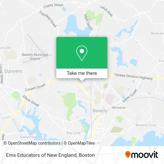 Ems Educators of New England map