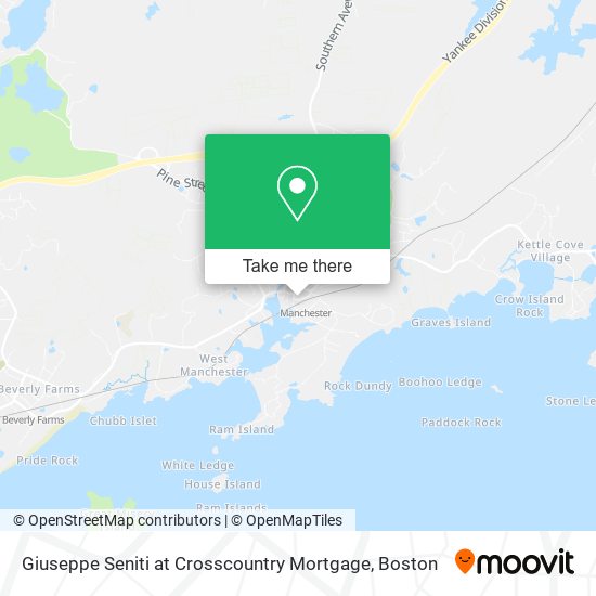 Mapa de Giuseppe Seniti at Crosscountry Mortgage