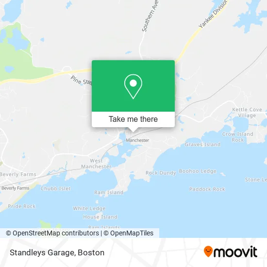 Standleys Garage map